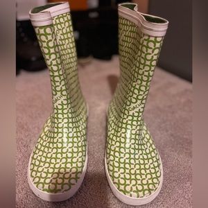 Coach rain boots